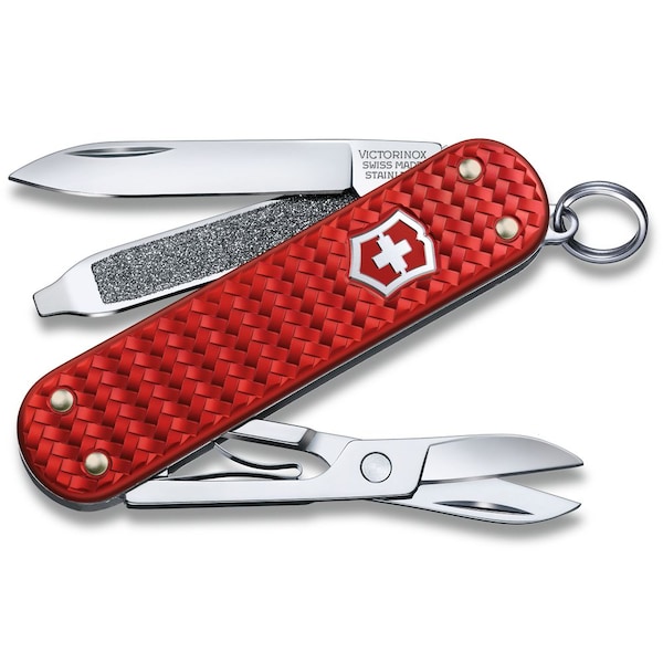 Swiss Army Brands 2024 Victorinox Classic Sd Precious Alox Iconic Red VIC-0.6221.401G - main